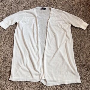 Kancy Kole Women's L Lightweight Knit Open Front Cardigan Church Boho Vacation